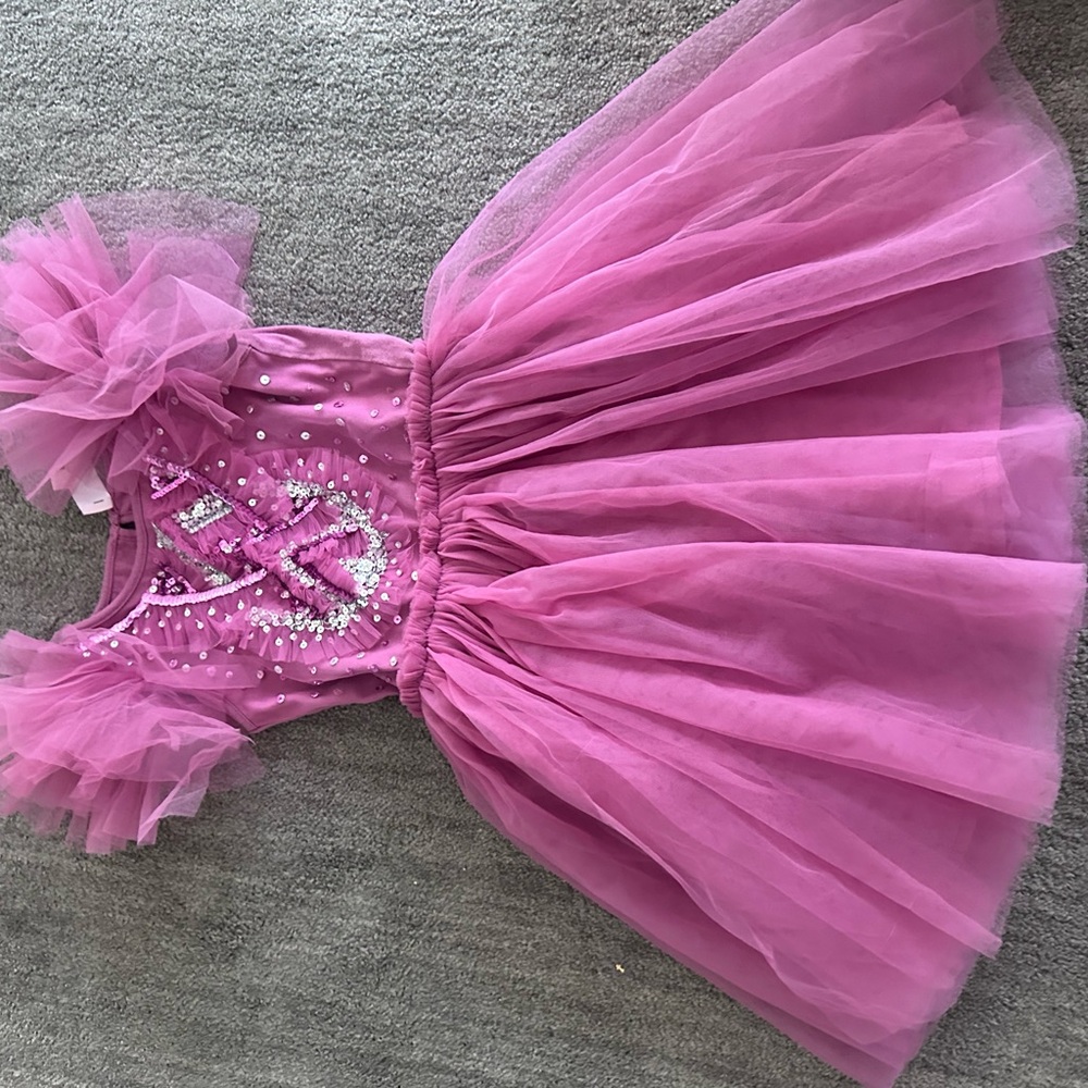 Tutu du Monde pink Tulle Dress with Sequins